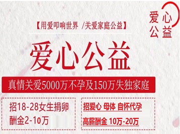 鹿寨捐卵助孕生子 爱心志愿者招募